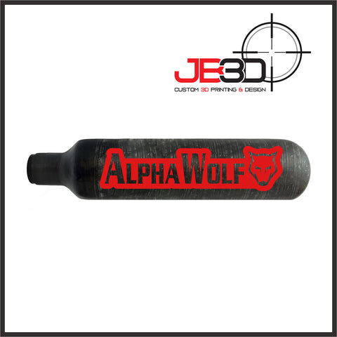 Vinyl Sticker Decals for Daystate Alpha Wolf Air Bottles