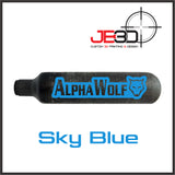 Vinyl Sticker Decals for Daystate Alpha Wolf Air Bottles