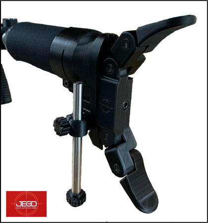 AGT Vixen Adjustable Butt Hook with Base Plate and Monopod